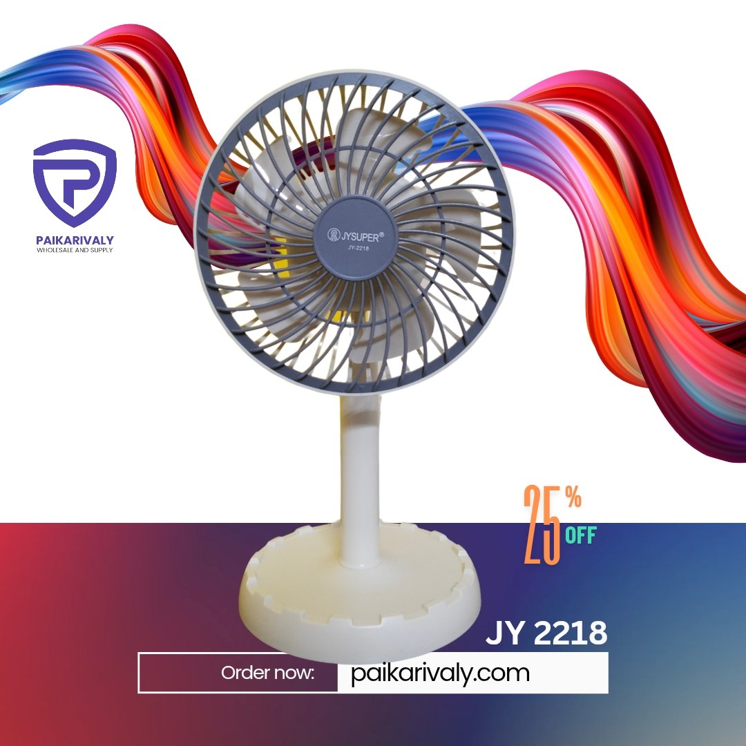 JY 2218 Moving Fan(White)